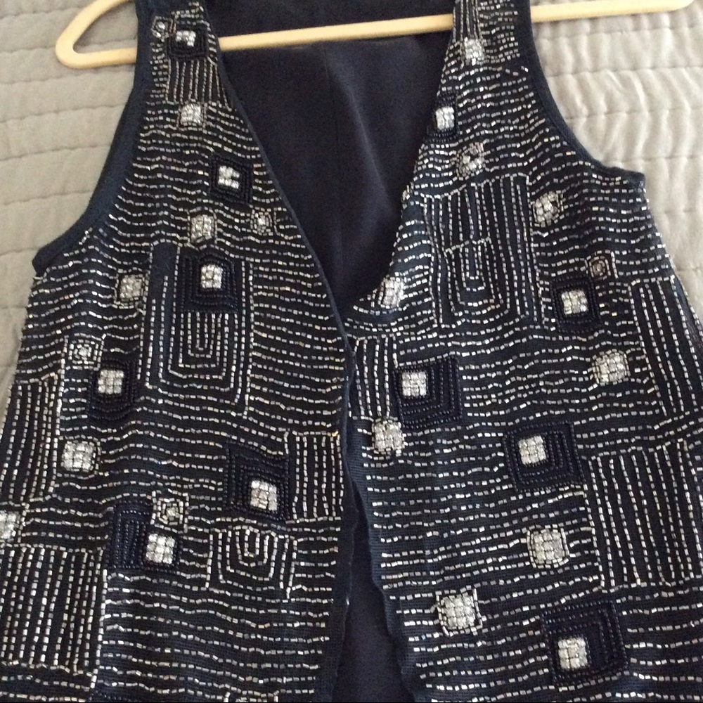 Alice & Olivia sequin vest